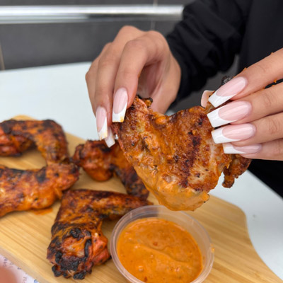 Shahed’s Tandoori Giffnock chicken-wings